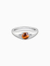 Silver Tiger Eye Ring For Him (Size 17)