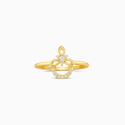 Golden Adoring Floral Ring