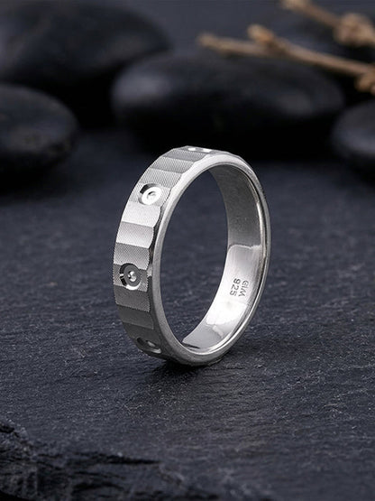 Silver Cadence Ring For Him (Size 20)