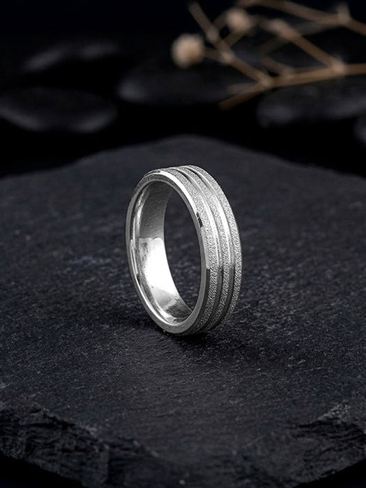 Silver Imperial Crest Band For Him (Size 20)