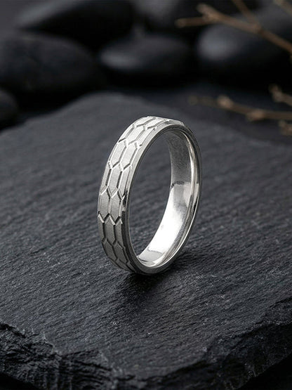 Silver Urban Band For Him (Size 17)