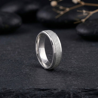 Silver Majestic Shine Band For Him (Size 17)