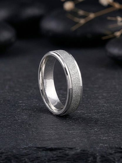 Silver Majestic Shine Band For Him