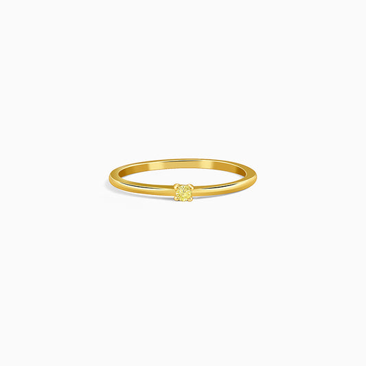 Golden Minimal Gleam Ring