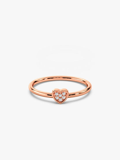 Rose Gold Love Vow Ring