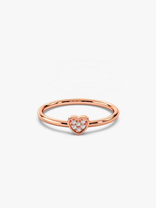 Rose Gold Love Vow Ring