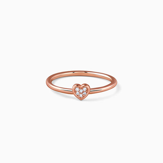 Rose Gold Love Vow Ring