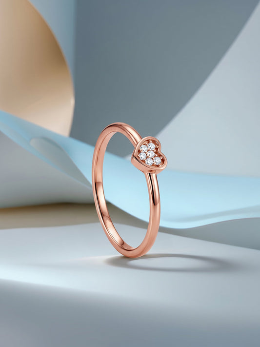 Rose Gold Love Vow Ring