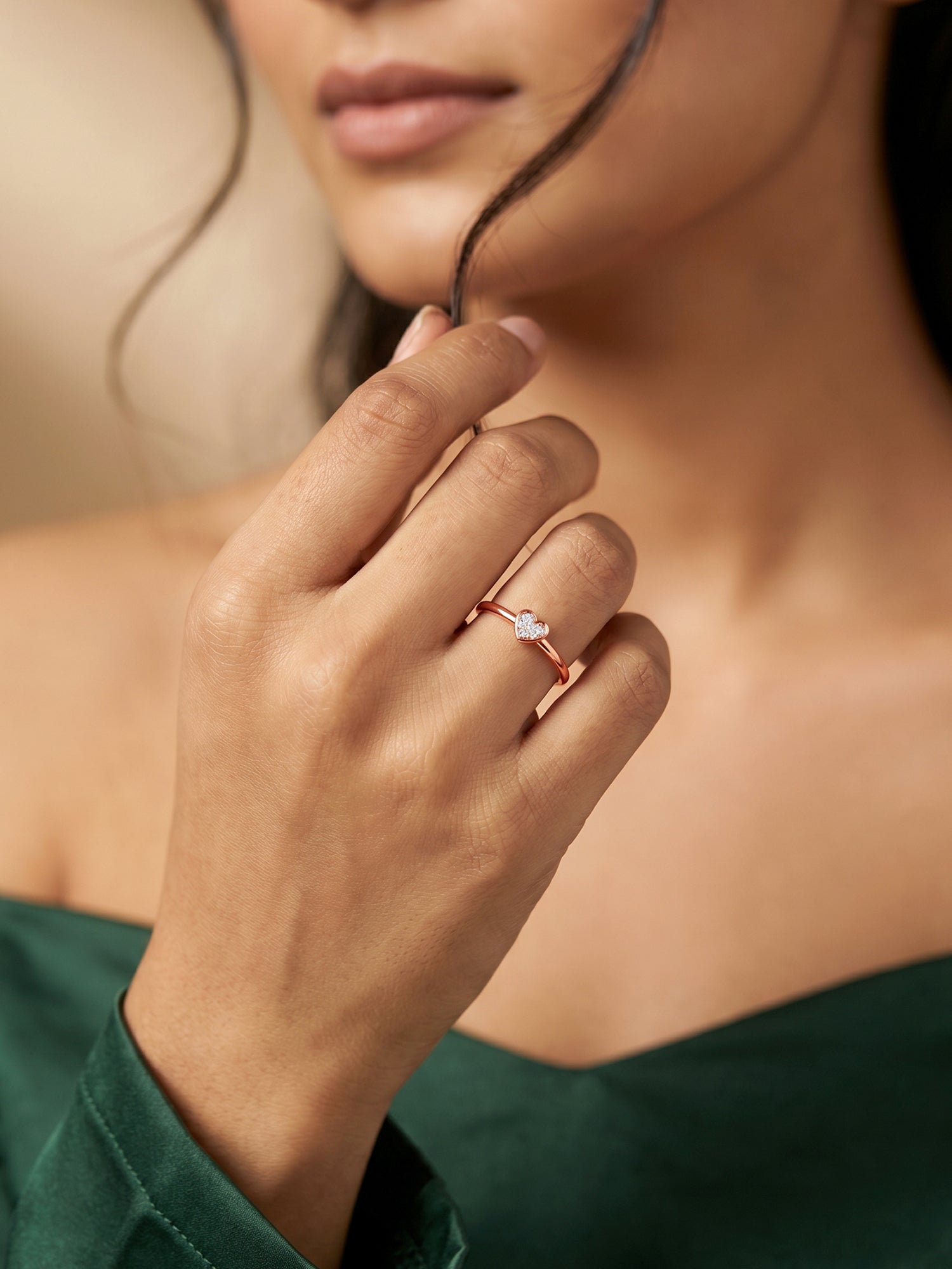 Rose Gold Love Vow Ring