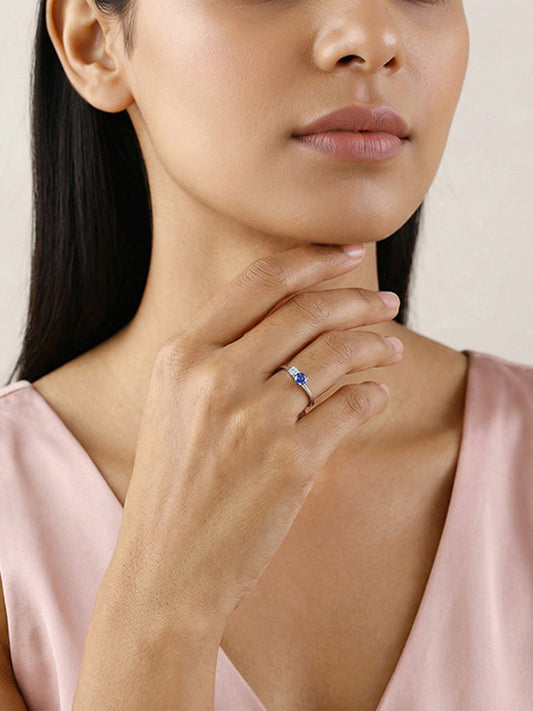 Silver Havenly Glow Ring