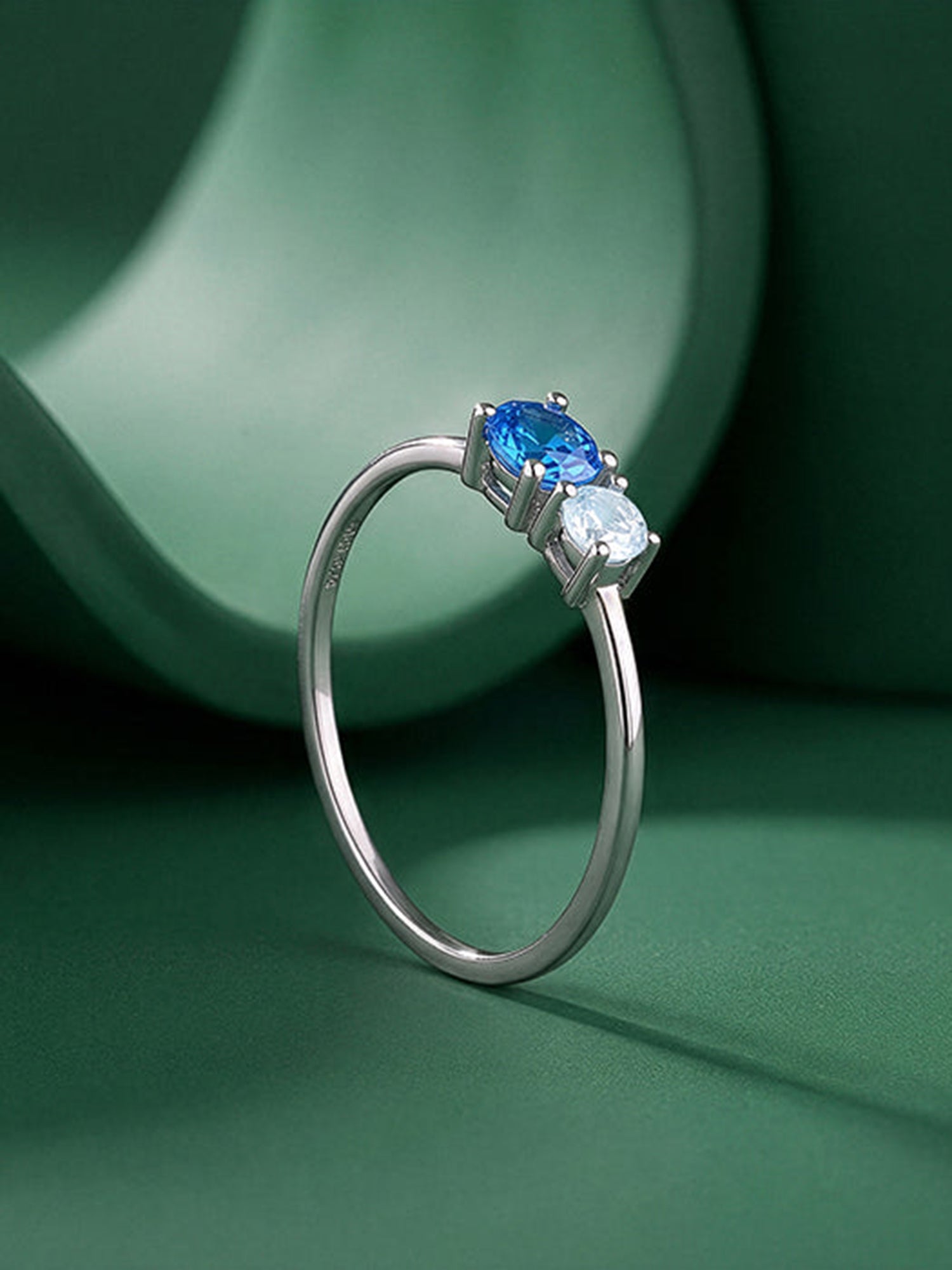 Silver Havenly Glow Ring