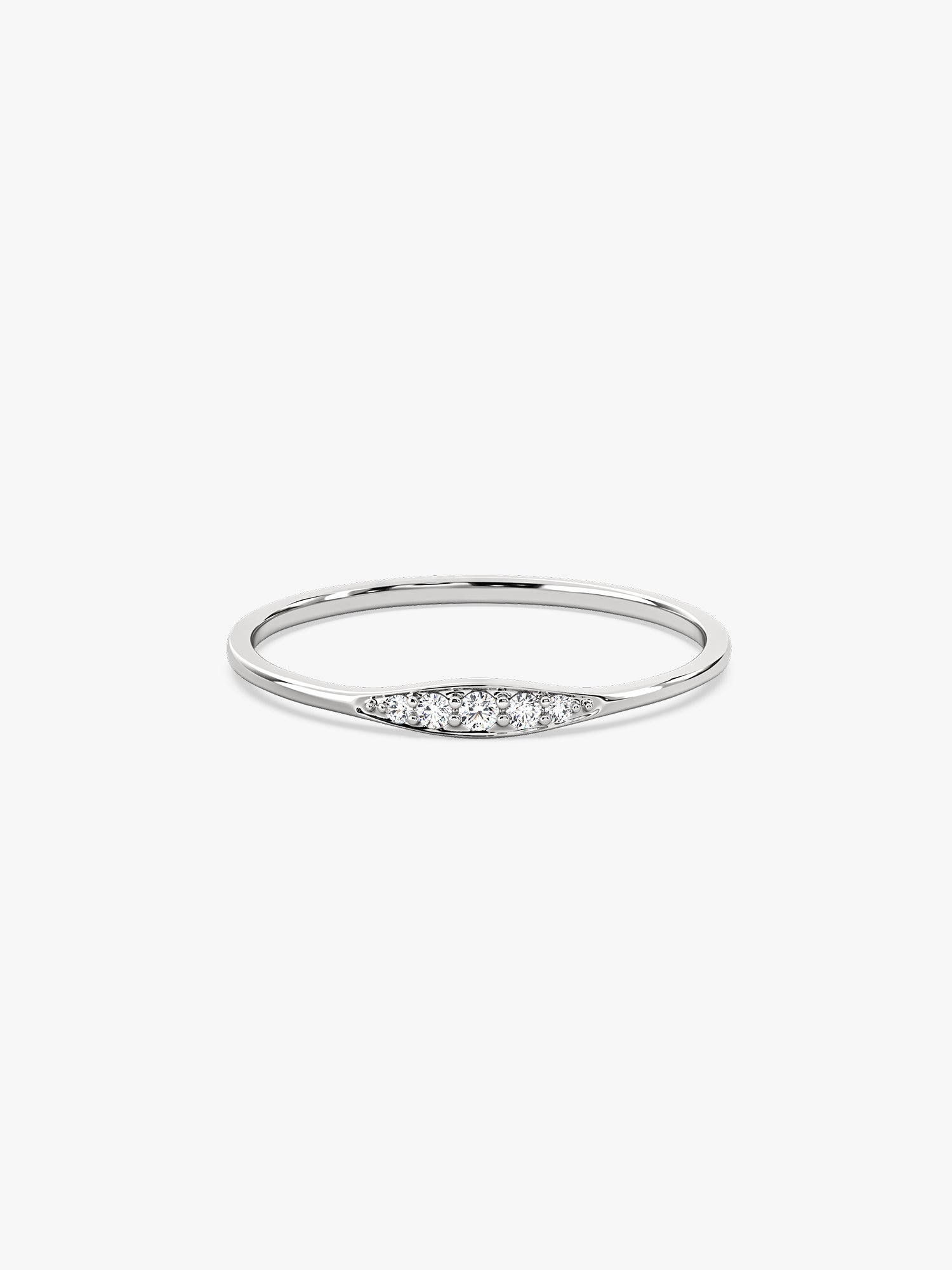 Silver Eterna Curve Ring