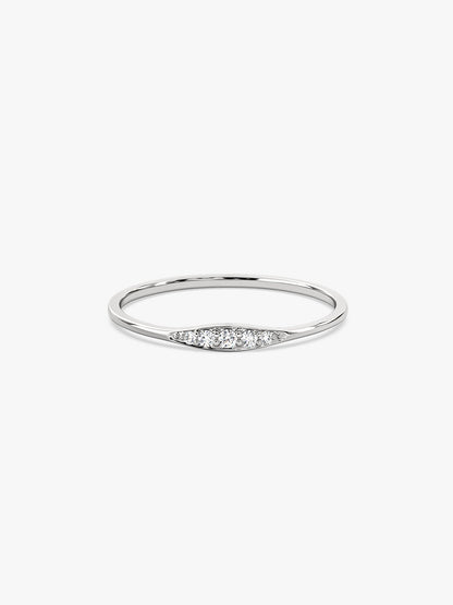 Silver Eterna Curve Ring