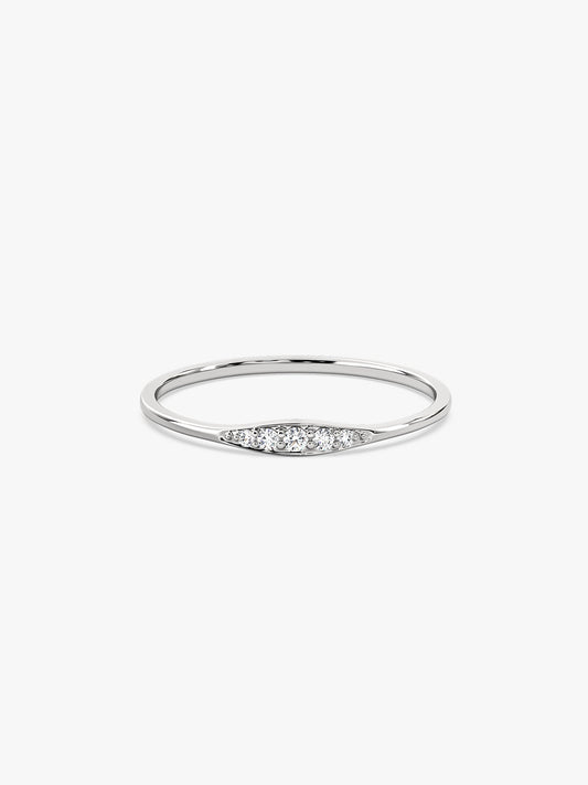 Silver Eterna Curve Ring