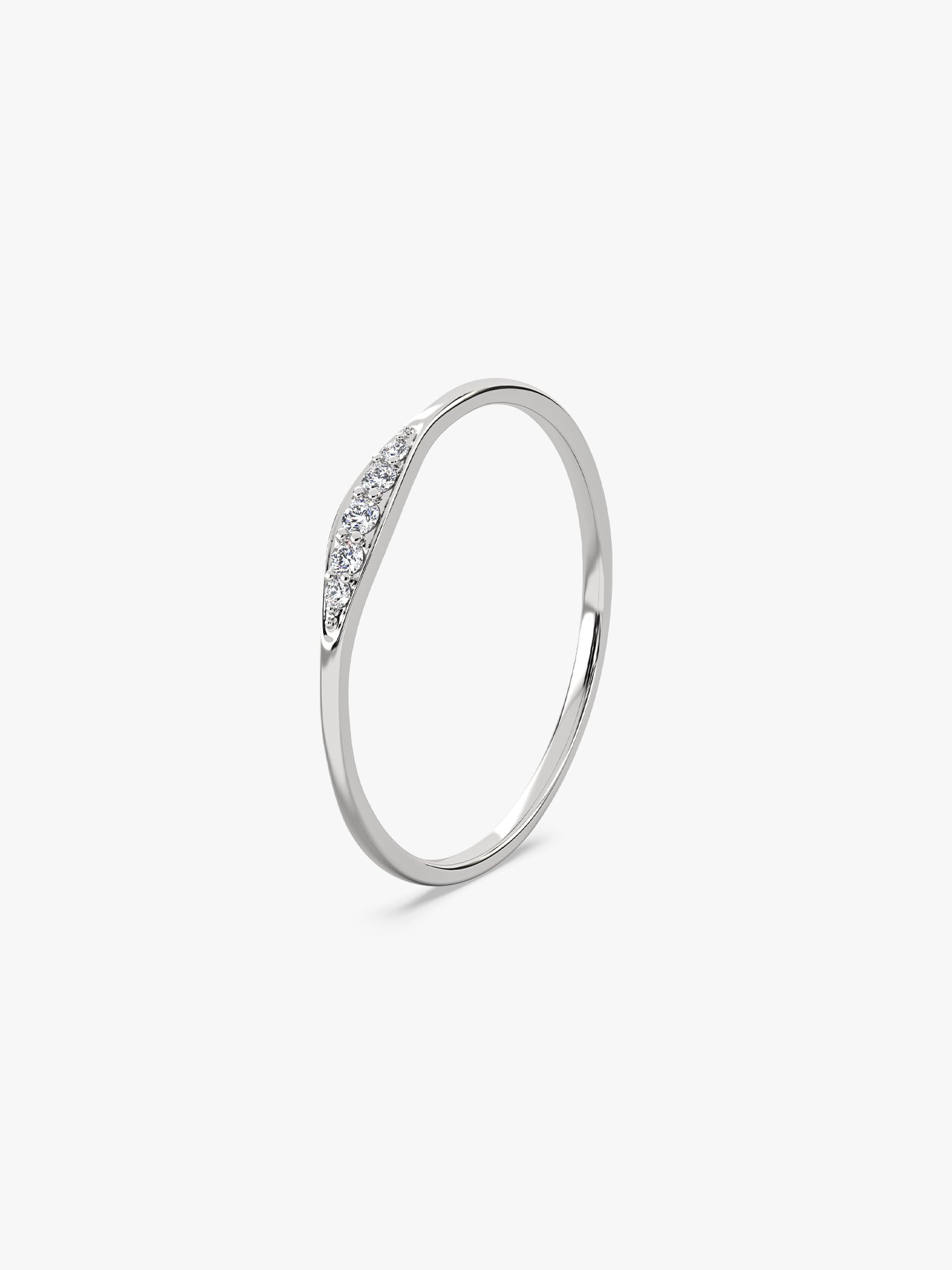 Silver Eterna Curve Ring