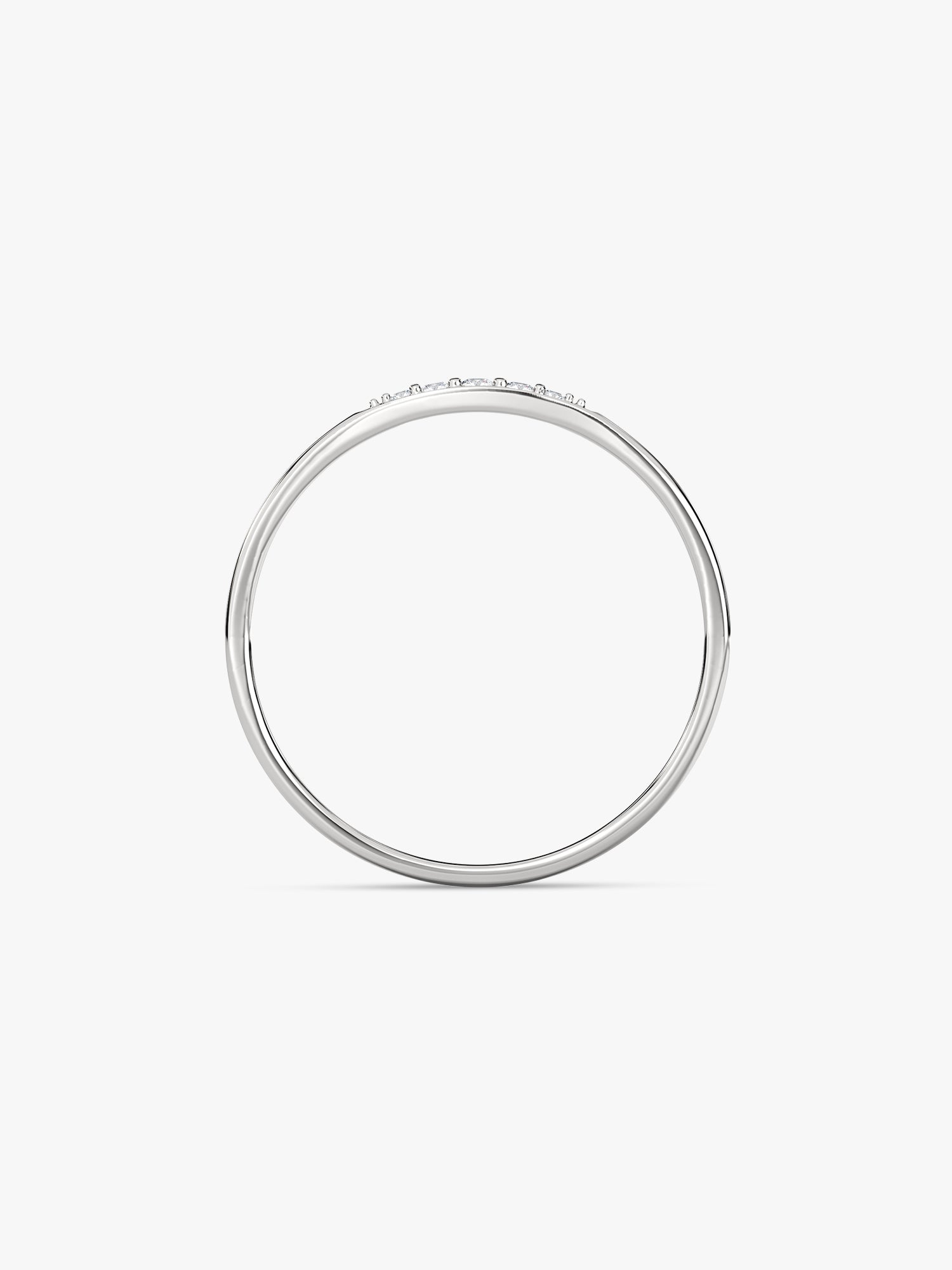 Silver Eterna Curve Ring
