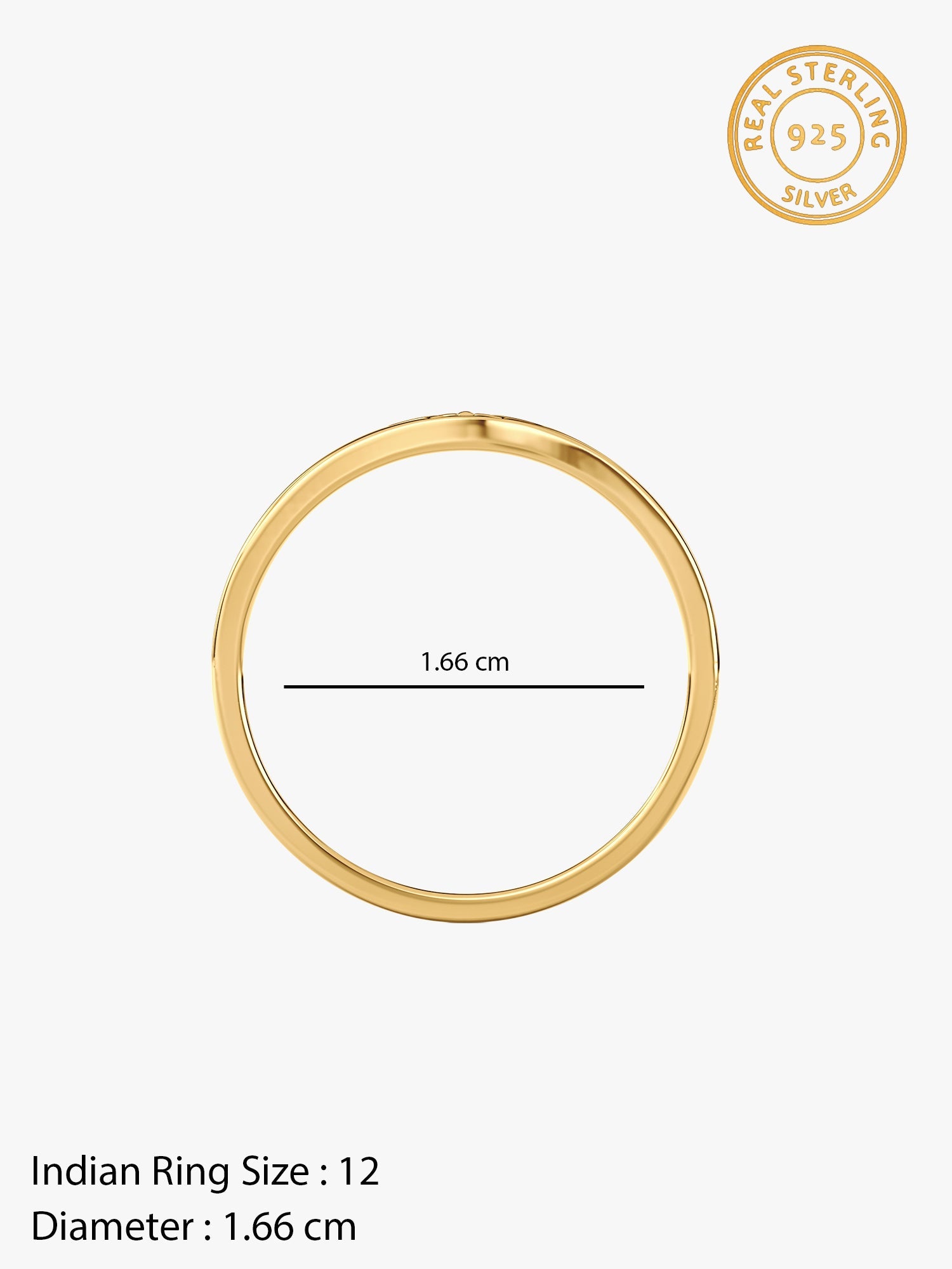 Golden Floral Promise Ring