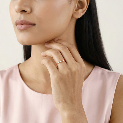 Rose Gold Forever Blush Ring