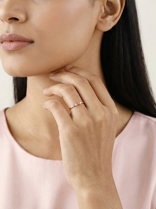 Rose Gold Forever Blush Ring