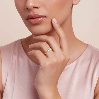 Golden Trinity Gleam Ring