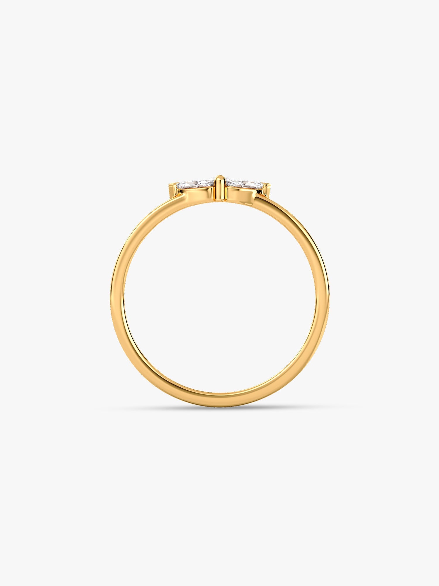 Golden Trinity Gleam Ring