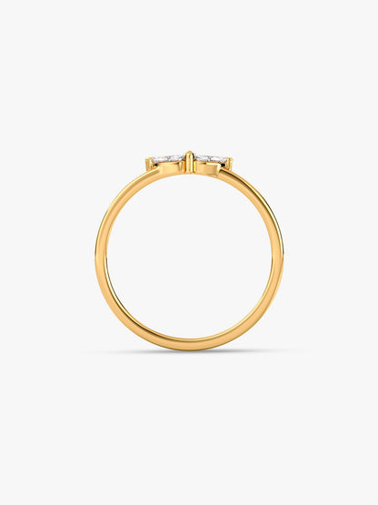 Golden Trinity Gleam Ring
