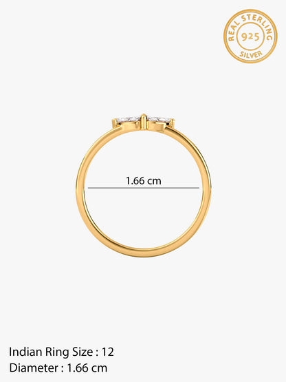 Golden Trinity Gleam Ring
