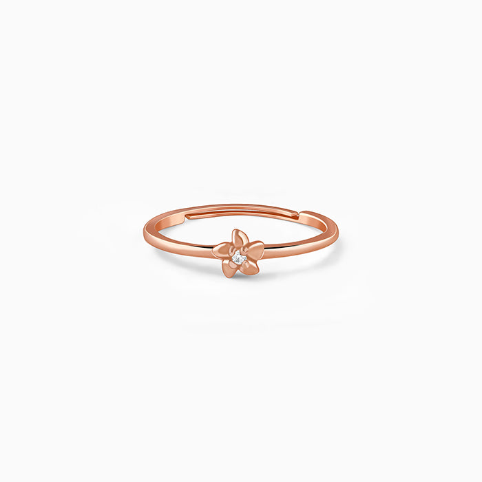 Rose Gold Lustre Blossom Ring