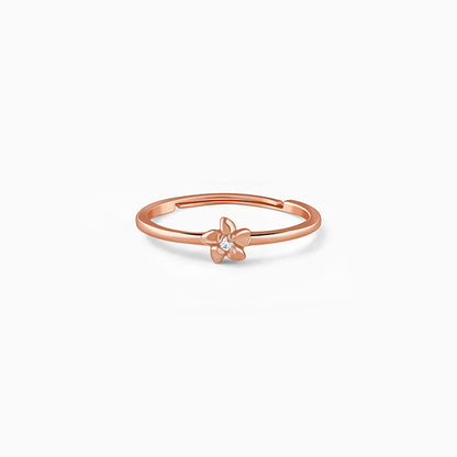 Rose Gold Lustre Blossom Ring