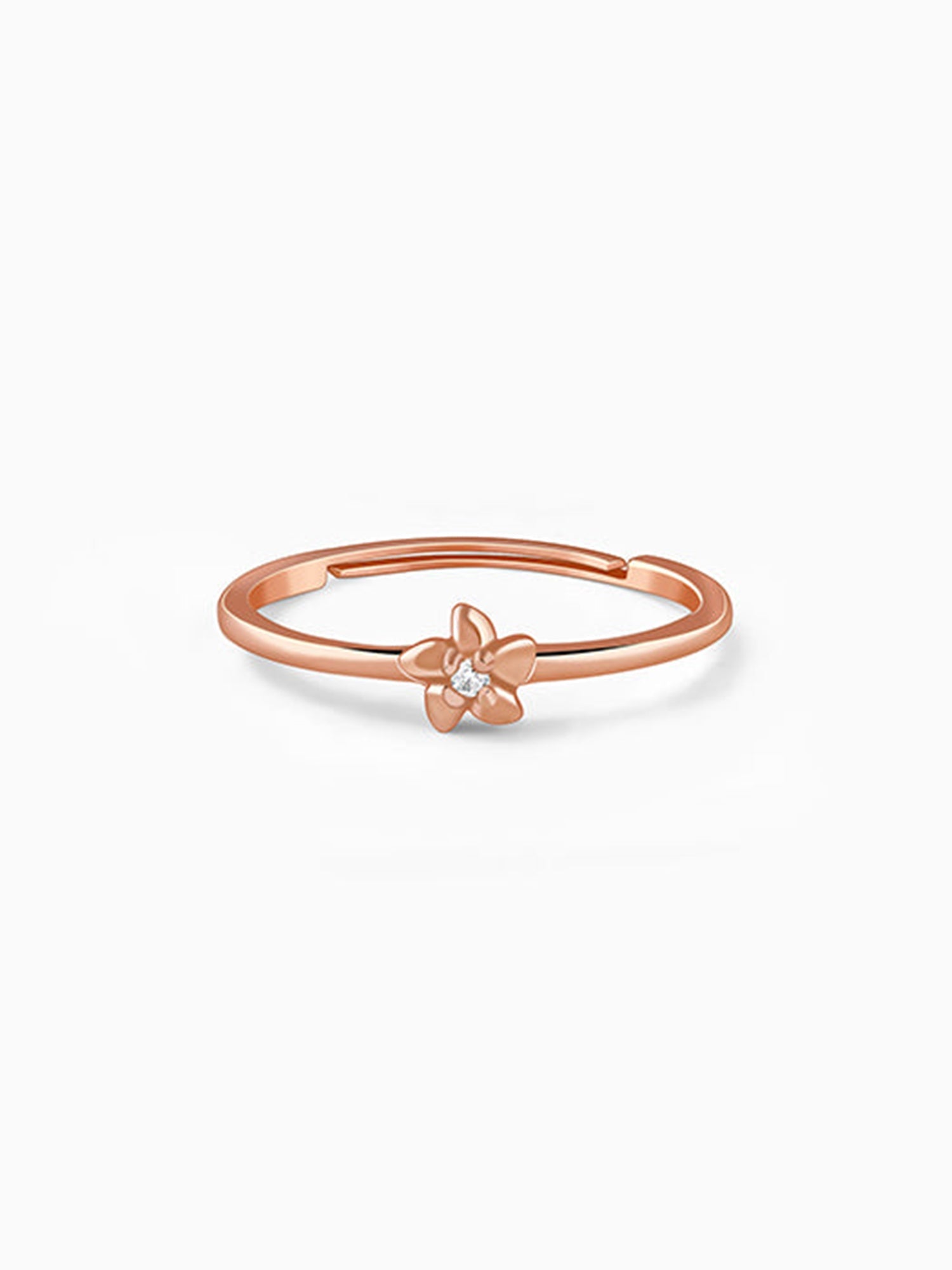 Rose Gold Lustre Blossom Ring