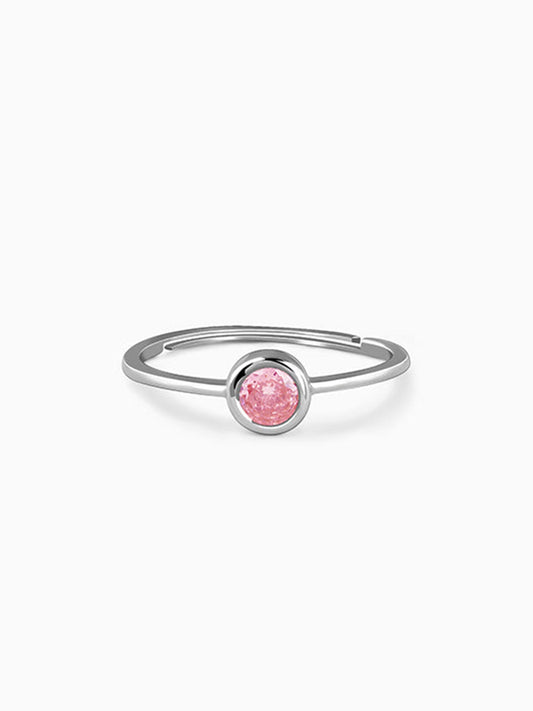 Silver Lustre Hue Ring