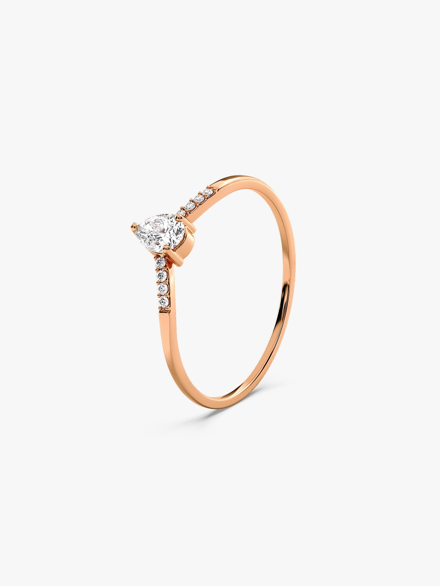 Rose Gold Celeste Oval Ring