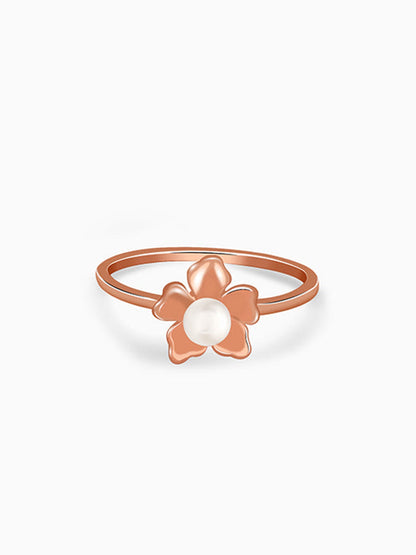 Rose Gold Jennifer Pearl Ring (Size 12)