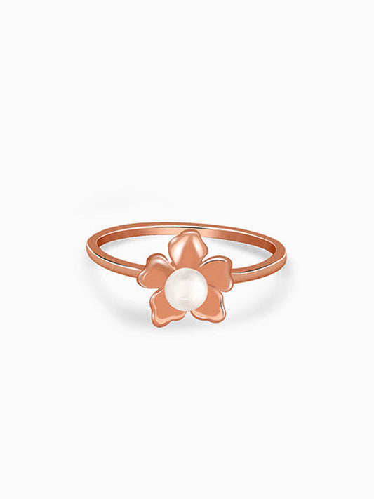 Rose Gold Jennifer Pearl Ring (Size 12)