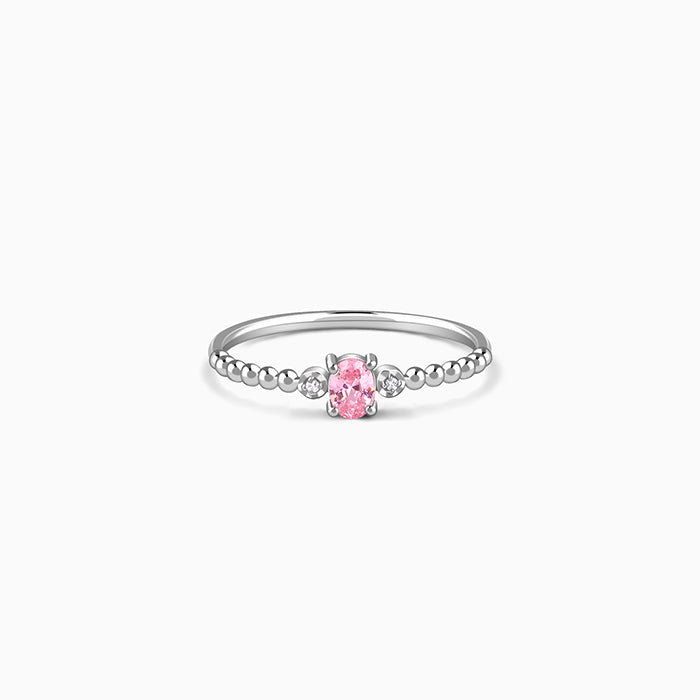 Silver Aurora Marquis Ring