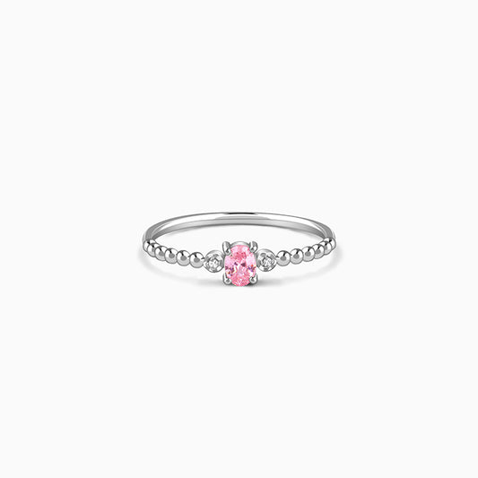 Silver Aurora Marquis Ring