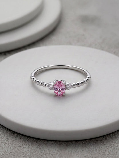 Silver Aurora Marquis Ring