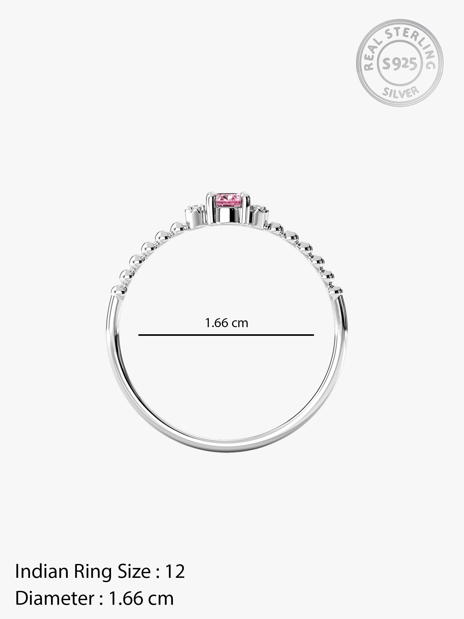 Silver Aurora Marquis Ring