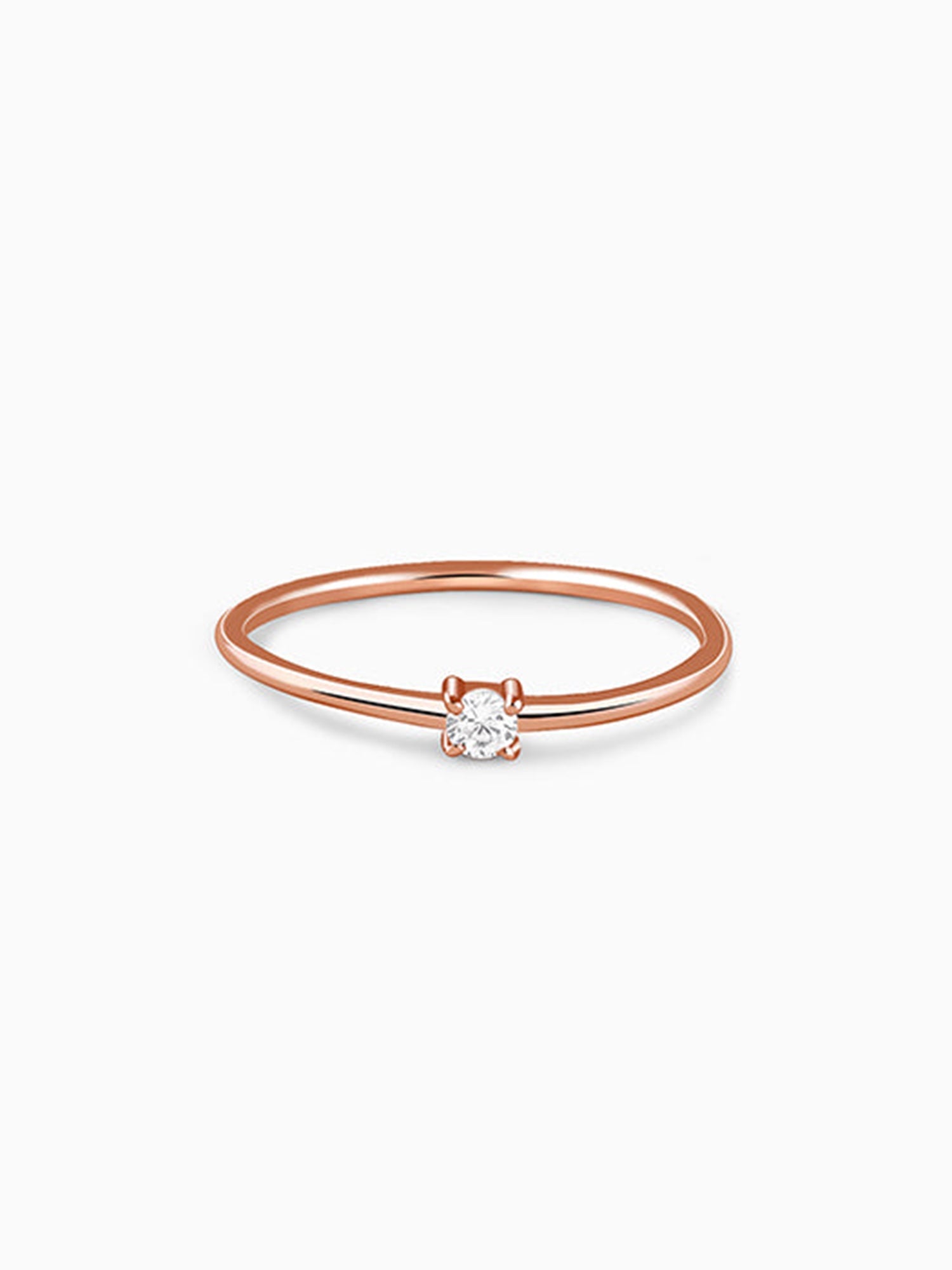 Rose Gold Velora Spark Ring