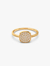 Golden Eternal Square Ring