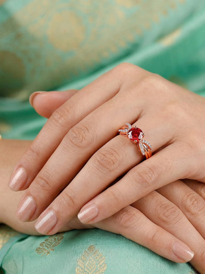 Rose Gold Izanami Ring