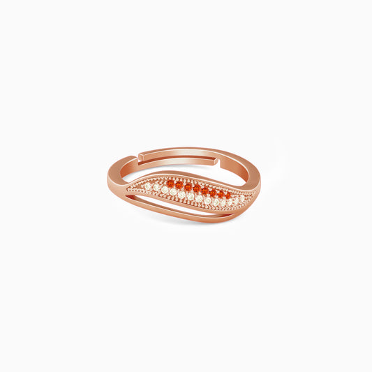 Rose Gold Guanyin Ring