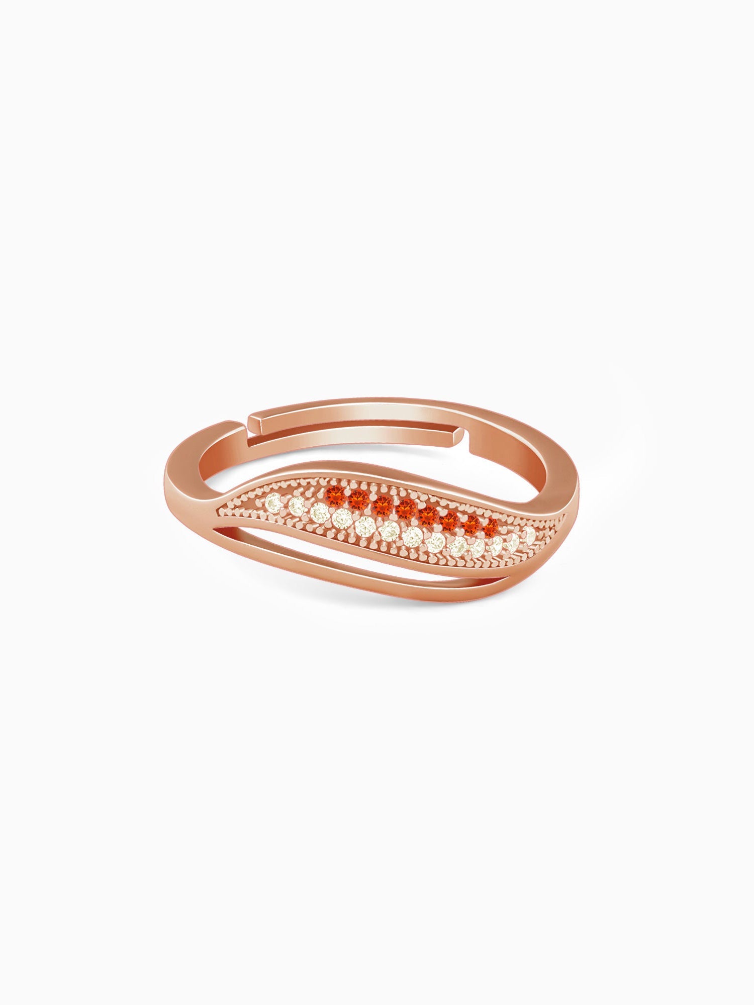 Rose Gold Guanyin Ring
