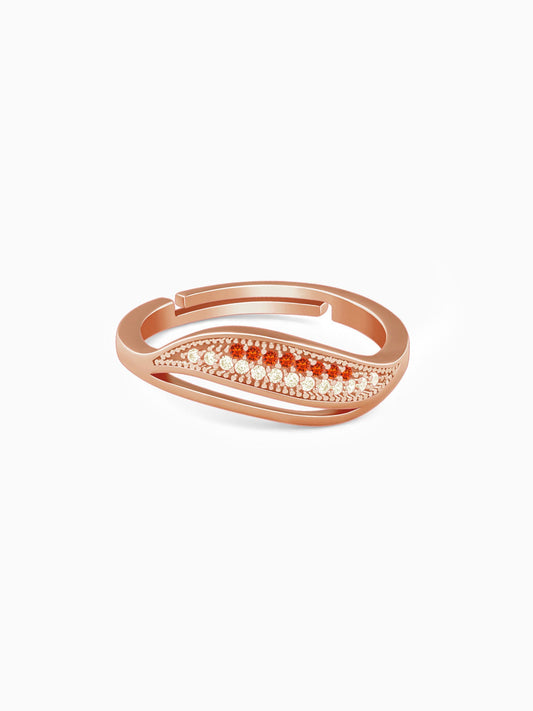 Rose Gold Guanyin Ring