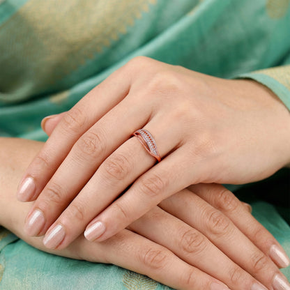 Rose Gold Guanyin Ring