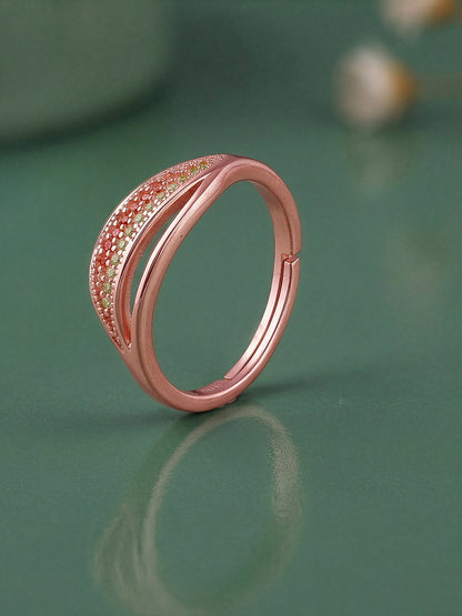 Rose Gold Guanyin Ring