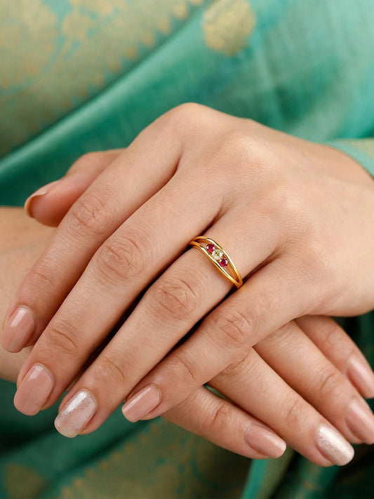 Golden Shailaputri Ring