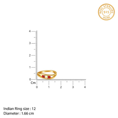 Golden Shailaputri Ring