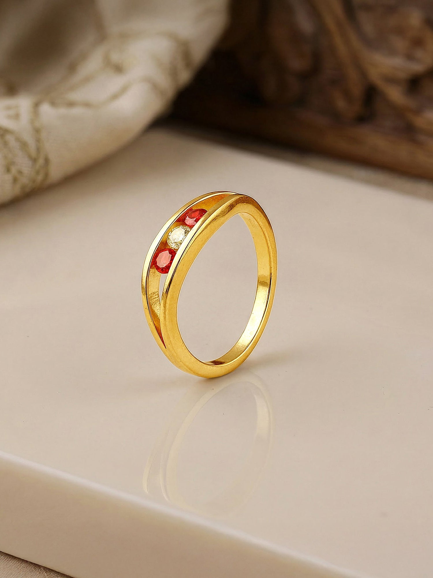 Golden Shailaputri Ring
