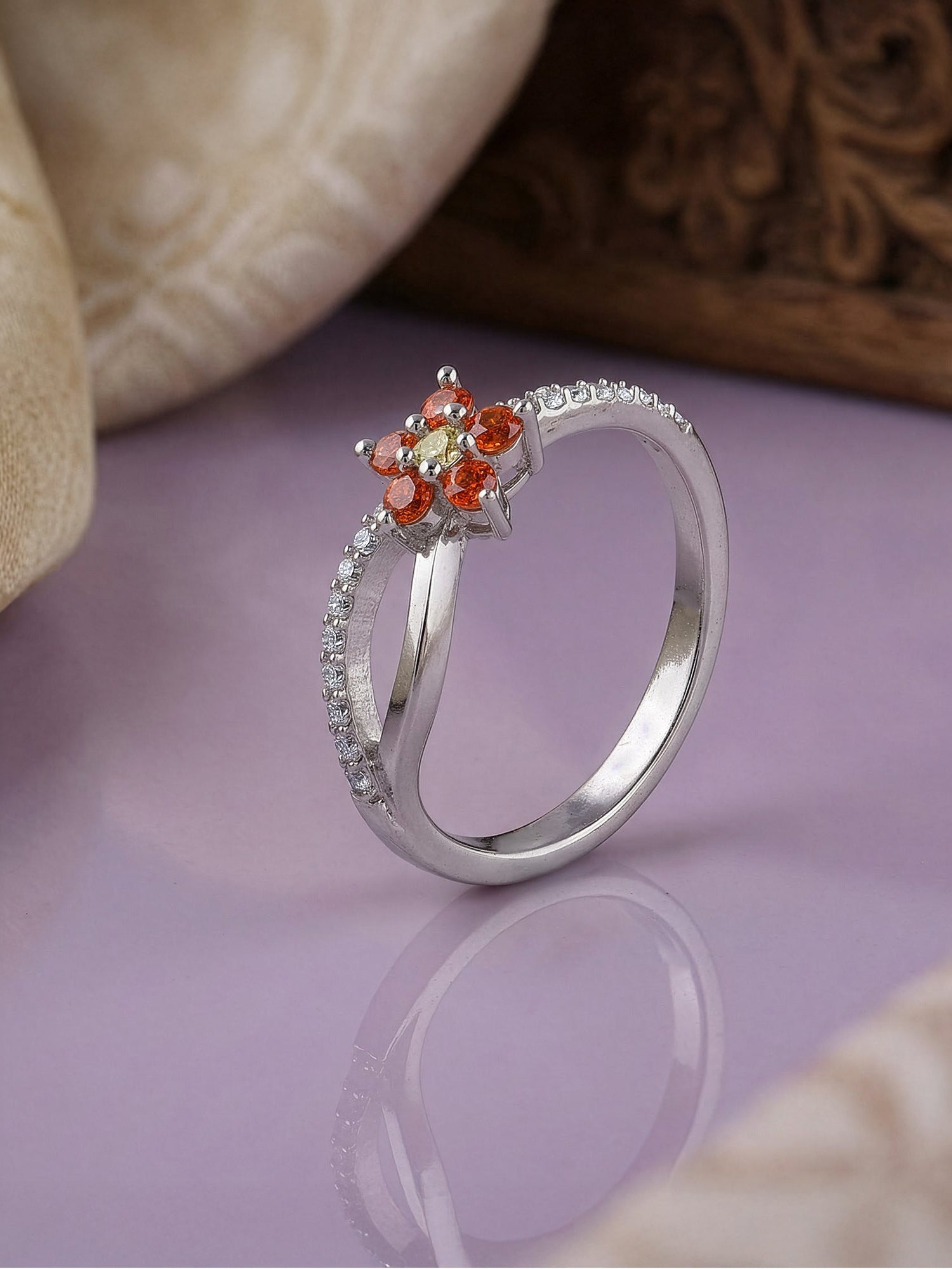 Silver Fauna Ring